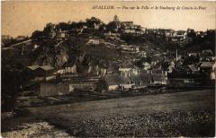 Avallon vue sur la ville à Avallon