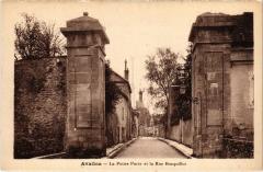Avallon Petit Porte et Rue Bocquillot à Avallon