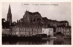 Auxerre les Quais Saint-Germain et Hopital à Auxerre