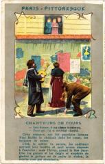 Paris Petits métiers Chanteurs de cours