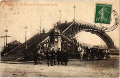 La Passerelle sur le canal à Paris 19e