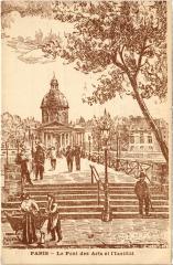 Paris Pont des Arts et institut de France