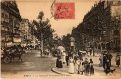 Le Boulevard Rochechouart et le Métro à Paris 18e