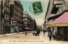 Paris 8e Rue de la Pépiniere Gare Saint-Lazare à Paris 8e