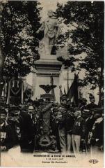 Carte postale ancienne Inauguration de la Statue de Garibaldi, le 13 Juillet 1907
                                                                     à Paris 15e
                                