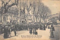 Greve Generale De Voiron - Marche Occupe Par Les Dragons à Voiron