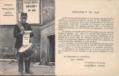 Types D'Auvergne - Tambour De Ville - Au Verso Situee A La Fauvieille