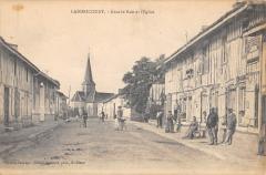Landricourt - Grande Rue Et L'Eglise à Landricourt