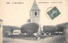 Blancheville - La Place De L'Eglise