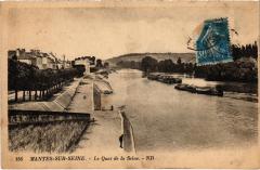 Mantes Le Quai de la Seine France
