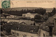 Mantes Le Port,vue prise de la Place Notre-Dame France -
													78 Yvelines
												