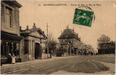 Maisons-Laffitte Entree du Parc et Rue de Paris France à Maisons-Laffitte