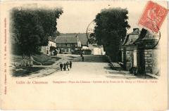 Dampierre Place du Chateau-Arrivee de la Poste France