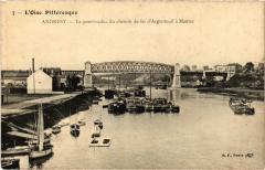 Andresy Le pont-viaduc du chemin de fer France