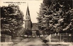 Saint-Christophe s le Nais La Place de l'Eglise France