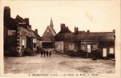 Charentilly Le Centre du Bourg et l'Eglise France à Charentilly
