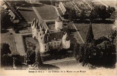 Sonzay Le Chateau de la Motte vu en Avion France à Sonzay