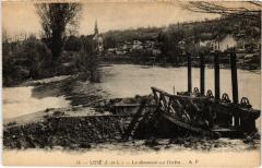 Usse Le deversoir s l'Indre France