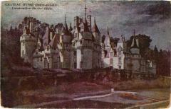 Carte postale ancienne Chateau d'Usse - Construction du Xvi siécle
                                                                     à Rigny-Ussé
                                