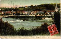 Savonnieres Vue de la Rive gauche du Cher France