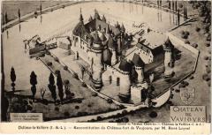 Chateau la Valliere Reconstr. du Chateau-fort France