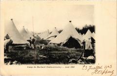 Camp du Ruchard Aout 1902 France