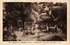 Environs de Tours Habitations troglodytes aux Patis France à Tours