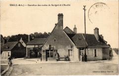 Clere Carrefour des routes de Savigne France