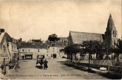 Courcay Entree du bourg, eglise France