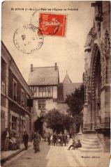 Saint-Epain Rue de l'Eglise et Prevote France