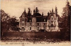 Saint-Cyr Chateau de Palluau, facade ouest France