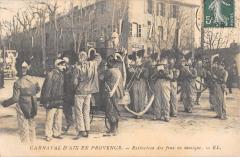 Carnaval D'Aix En Provence - Extinction Des Feux En Musique - cpa rare -
																					13090 Aix-en-Provence
																			