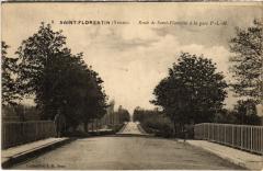 Saint-Florentin Route de St.Florentin a la gare France à Saint-Florentin