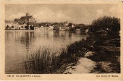 Villeneuve Les Quais et l'Eglise France -
													89 Yonne
												