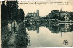 Auxerre Le Pont Neuf, L'Eglise et la Cathedrale France à Auxerre