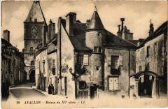 Avallon Maison du Xv siecle France à Avallon