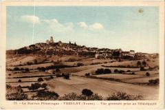 Vezelay Vue generale prise au Teleobjectif France -
													89 Yonne
												