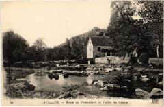 Avallon Route de Pontaubert,la Vallee du Cousin France à Avallon