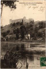 Druyes-les-Belles-Fontaines Le Lac et le Chateau France à Druyes-les-Belles-Fontaines