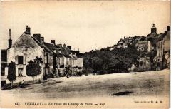 Vezelay La Place du Champ de Foire France