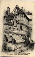 Joigny Vieille Maison d'apres une ancienne gravure France à Joigny