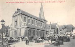 Boulogne Sur Mer - Eglise Saint-Nicolas Et Marche Aux Legumes à Boulogne-sur-Mer