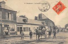Grandcourt - Le Courrier Et La Poste - cpa rare -
																					76660 Grandcourt
																			