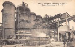 Usines Du Creusot - Hauts Fourneaux N°7 Et 8