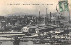 Le Creusot - Ateliers De Constructions - Forge Et Modelage au Creusot