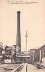 Le Creusot - Usines Schneider - Hauts Fourneaux - Cheminee au Creusot