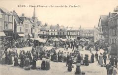 Roye - Place D'Armes - Le Marche Du Vendredi à Roye