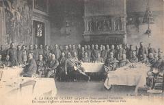 Douai - Un Banquet D'Officiers Allemands Dans La Salle Gothique à Douai