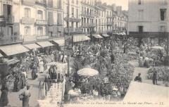 Dieppe - La Place Nationale - Marche Aux Fleurs -
																					76370 Dieppe
																			