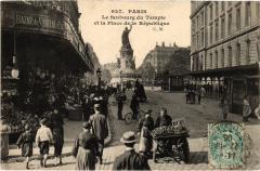 Paris 10e Fg du Temple Place de la République à Paris 10e